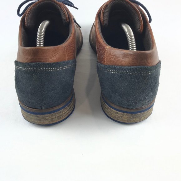 Bull Boxer Luxos Brown Oxford Leather Shoes Sz 10 main image 8